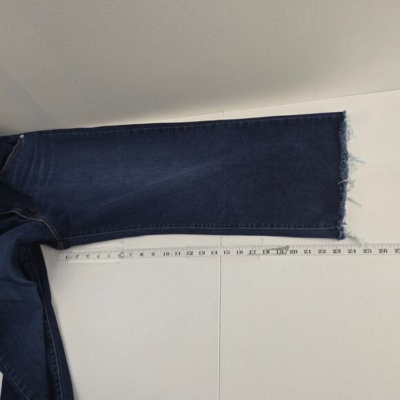 Levis high rise wide leg jeans size 31 blue denim womens 6672 - Picture 5 of 10